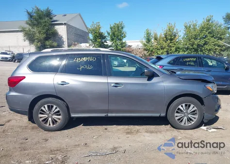 2017 Nissan Pathfinder Sv z USA, uszkodzony, nr VIN 5N1DR2MM6HC913285